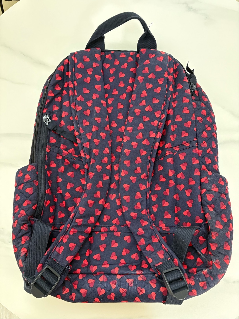 Vera Bradley Campus Backpack Sweet Hearts - Picture 4 of 13